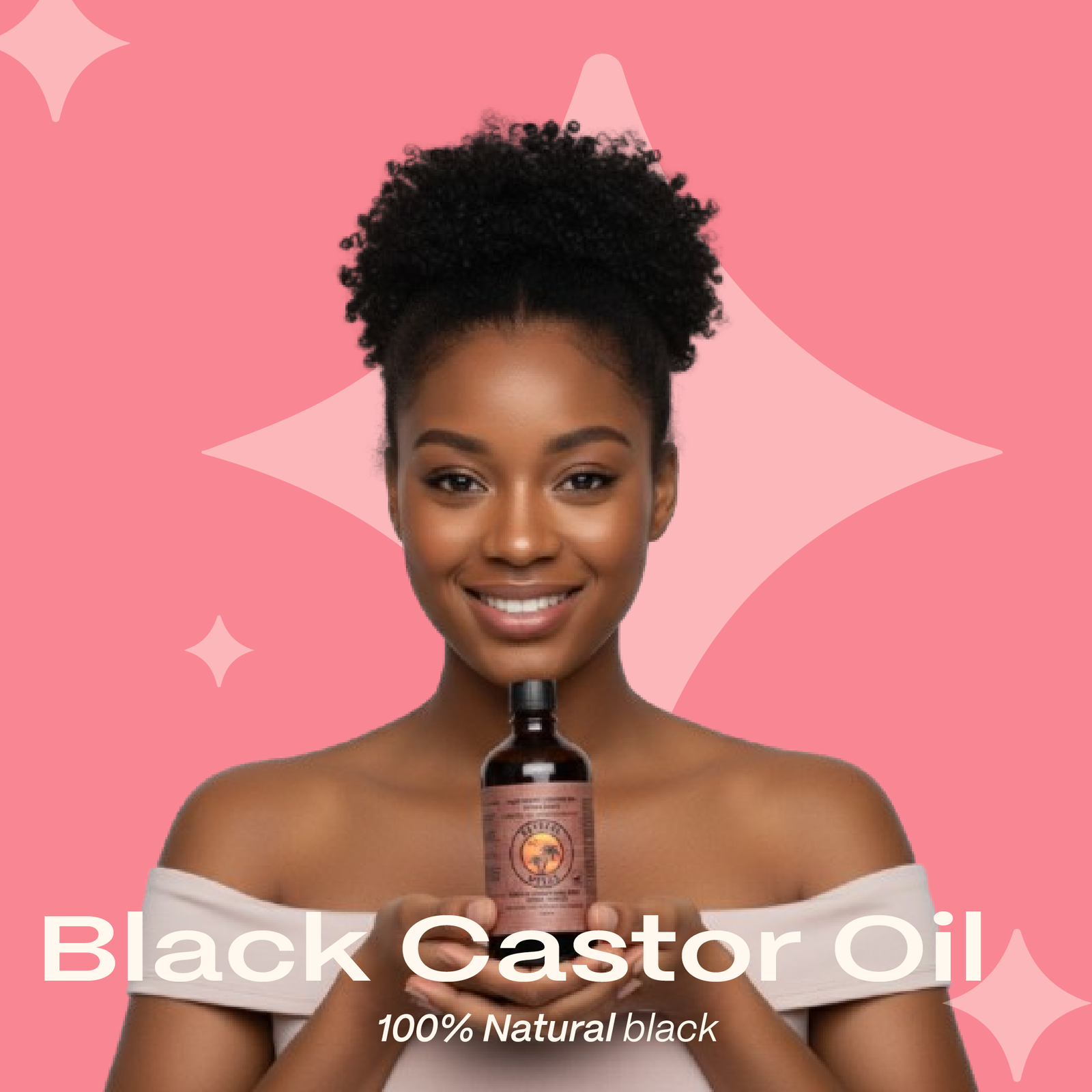 Natural Pure Black Castor Oil
